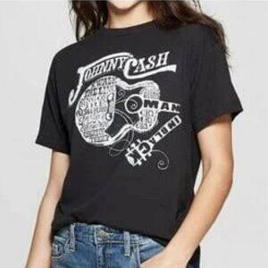 Johnny Cash Short Sleeve Graphic T-Shirt - XXL